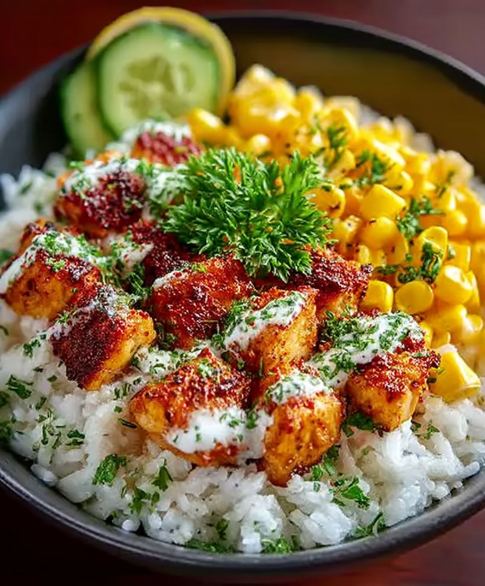 Street Corn Hähnchen Bowl