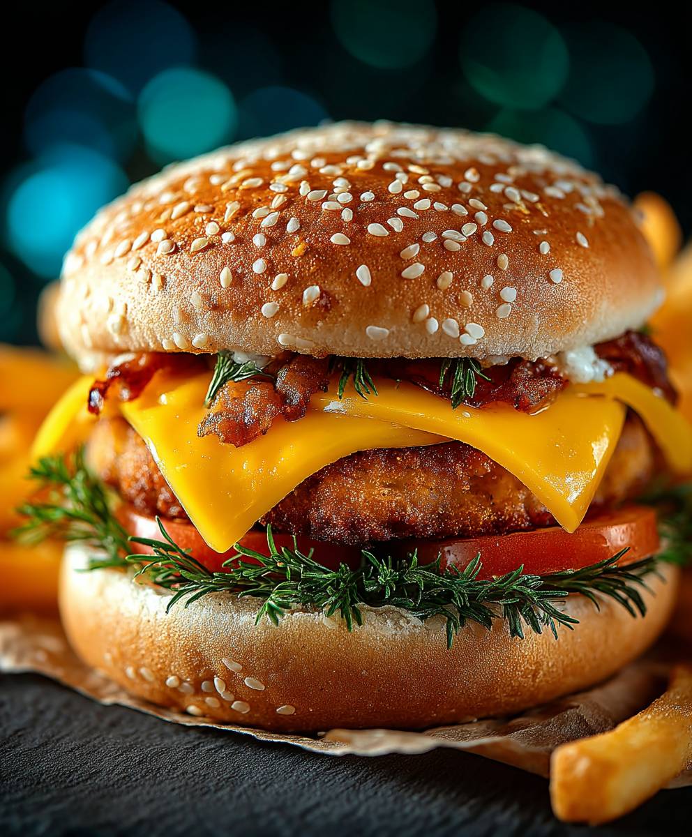 Fischstäbchen Burger selber machen