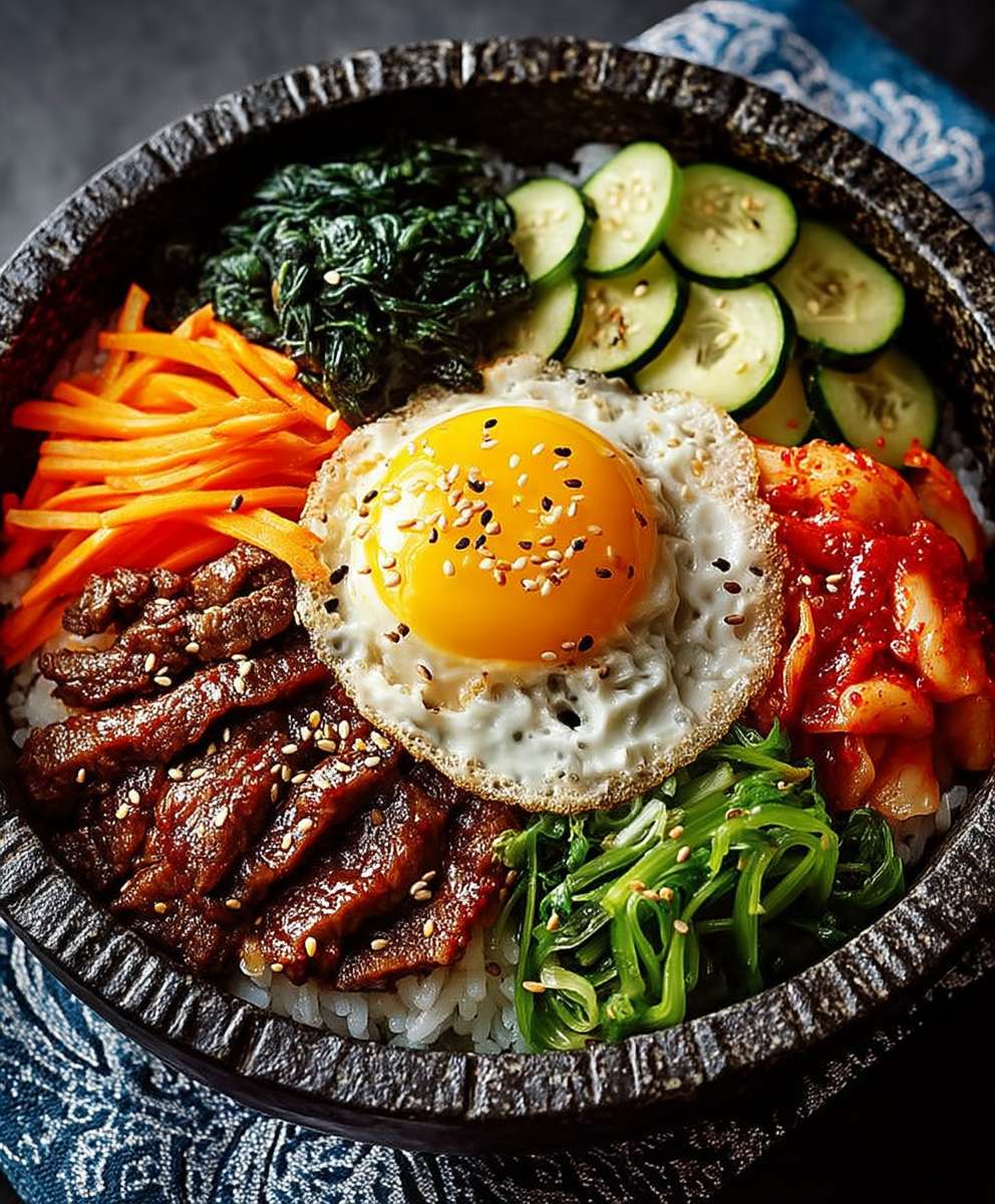 Bibimbap einfach schnell zubereiten