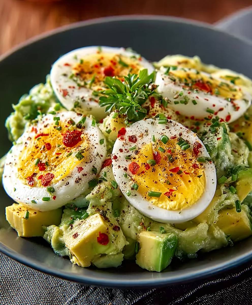 Keto Avocado Eiersalat