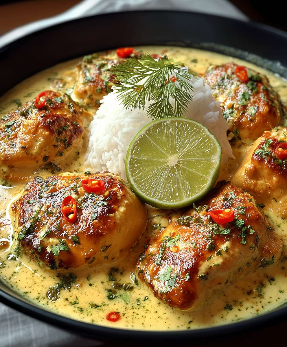Kokos Limetten Hähnchen