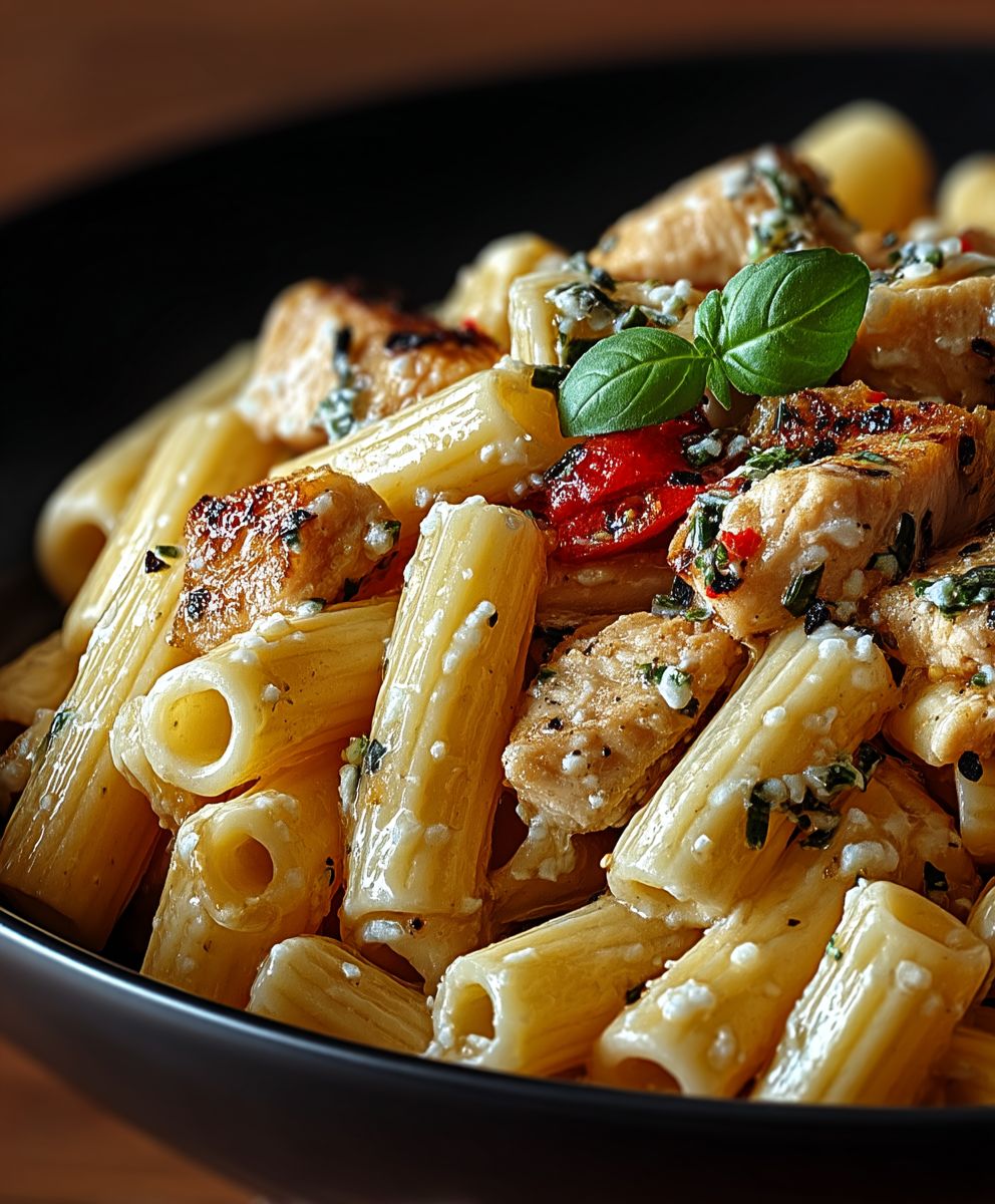 Honig Pfeffer Hähnchen Pasta