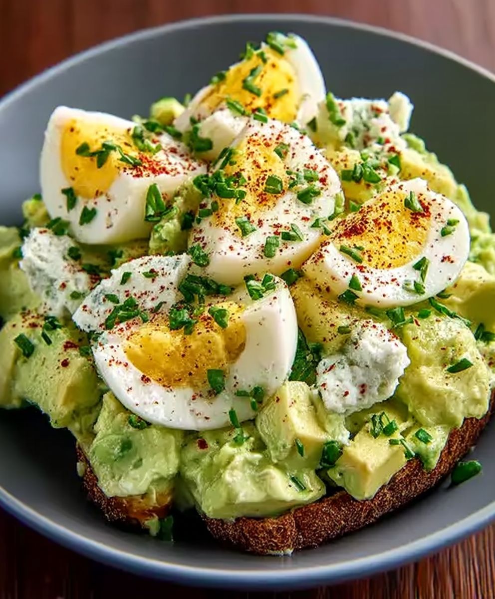 Keto Avocado Eiersalat