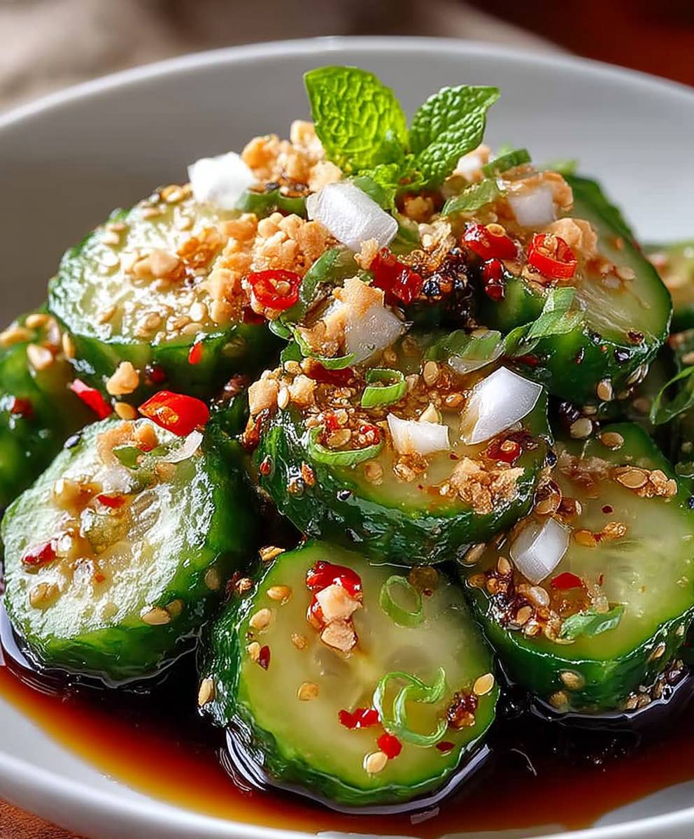 Asiatischer Gurkensalat