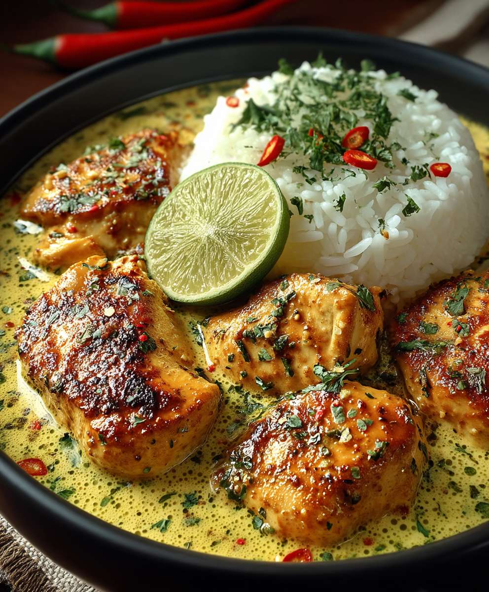 Kokos Limetten Hähnchen