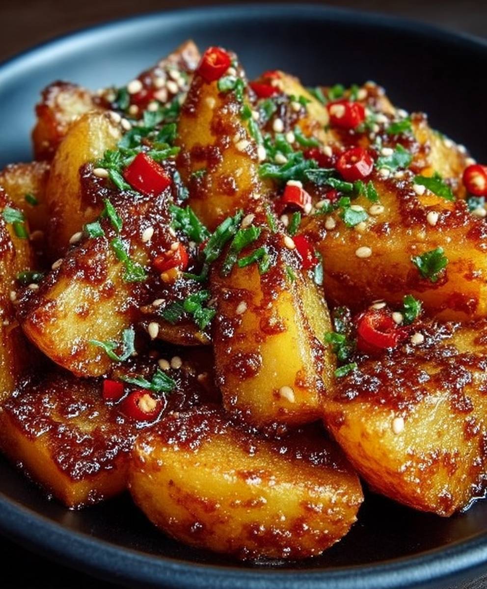 Honig Chili Kartoffeln