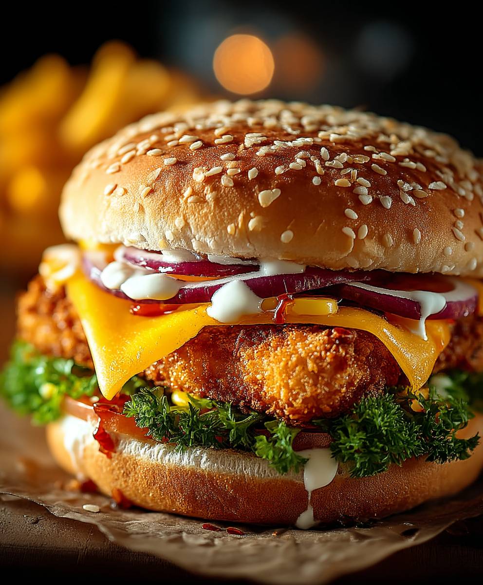Fischstäbchen Burger selber machen