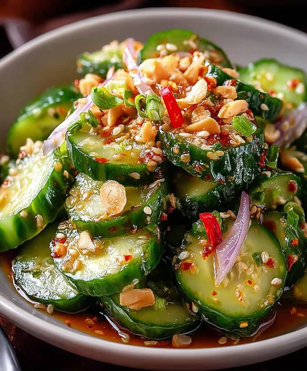 Asiatischer Gurkensalat