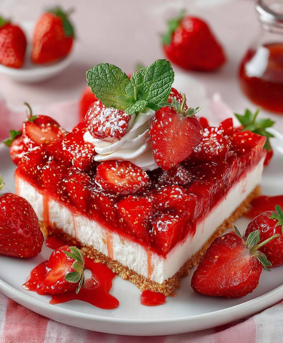 Erdbeerkuchen ohne Backen