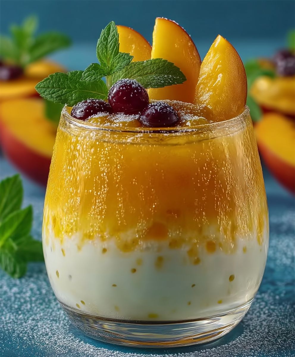 Solero Dessert im Glas