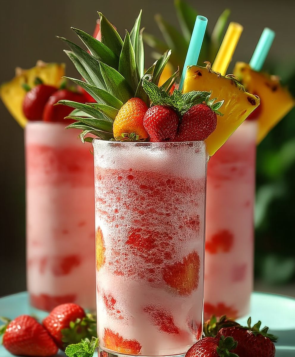Pink Flamingo Colada Cocktail