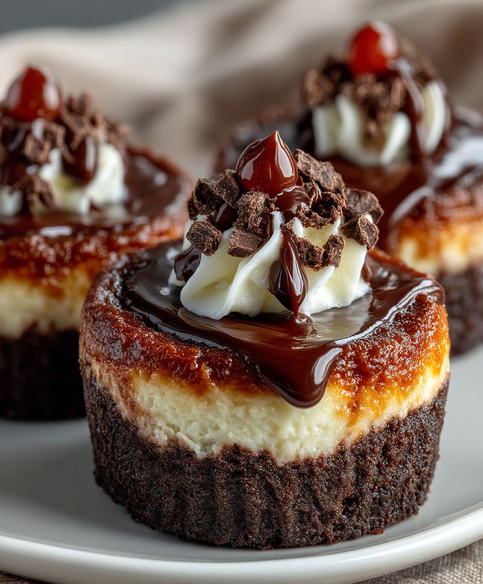 Mini Schoko Cheesecakes