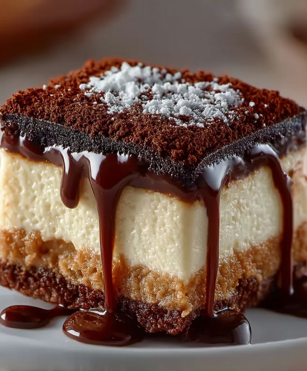 Schokoladige Tiramisu Brownies