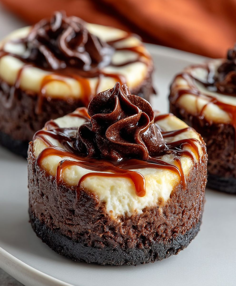Mini Schoko Cheesecakes