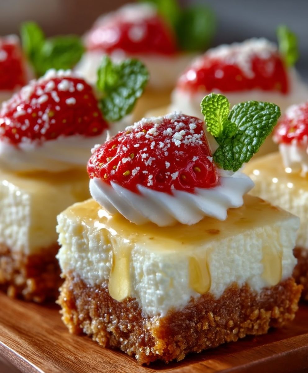 Erdbeer Cheesecake Häppchen