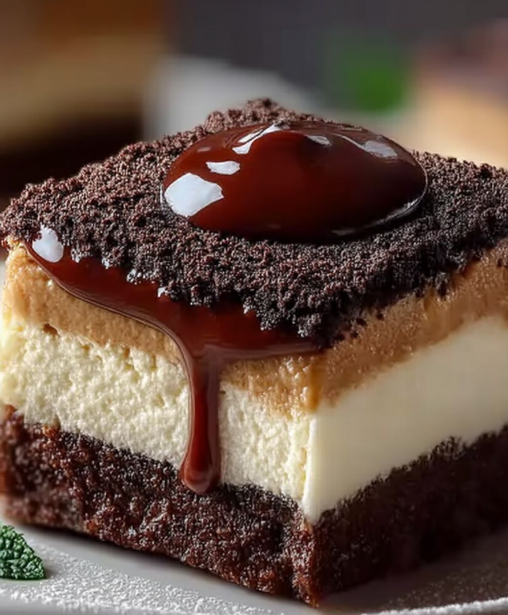 Schokoladige Tiramisu Brownies
