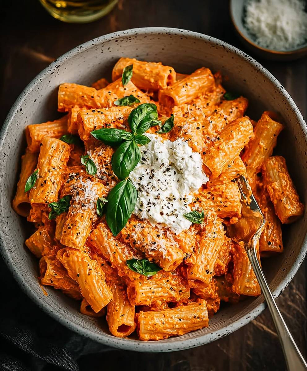 Protein Nudeln mit Hüttenkäse