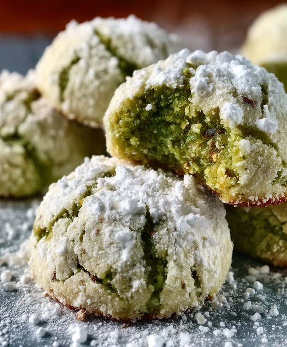 Pistazien Plätzchen backen