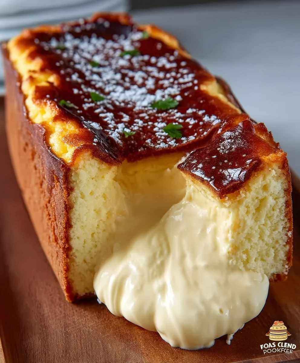 Baskischer Käsekuchen im Kasten