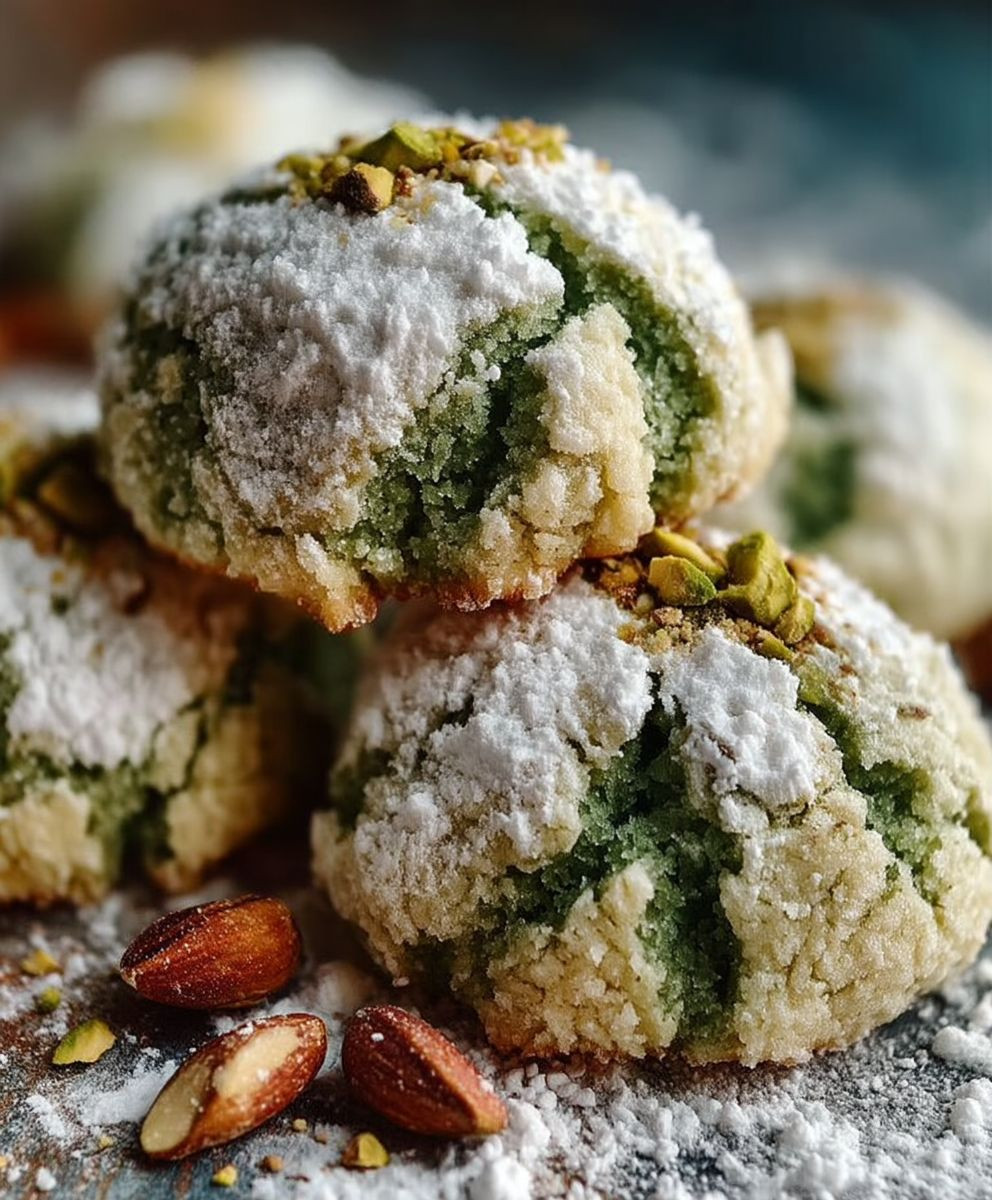 Pistazien Plätzchen backen