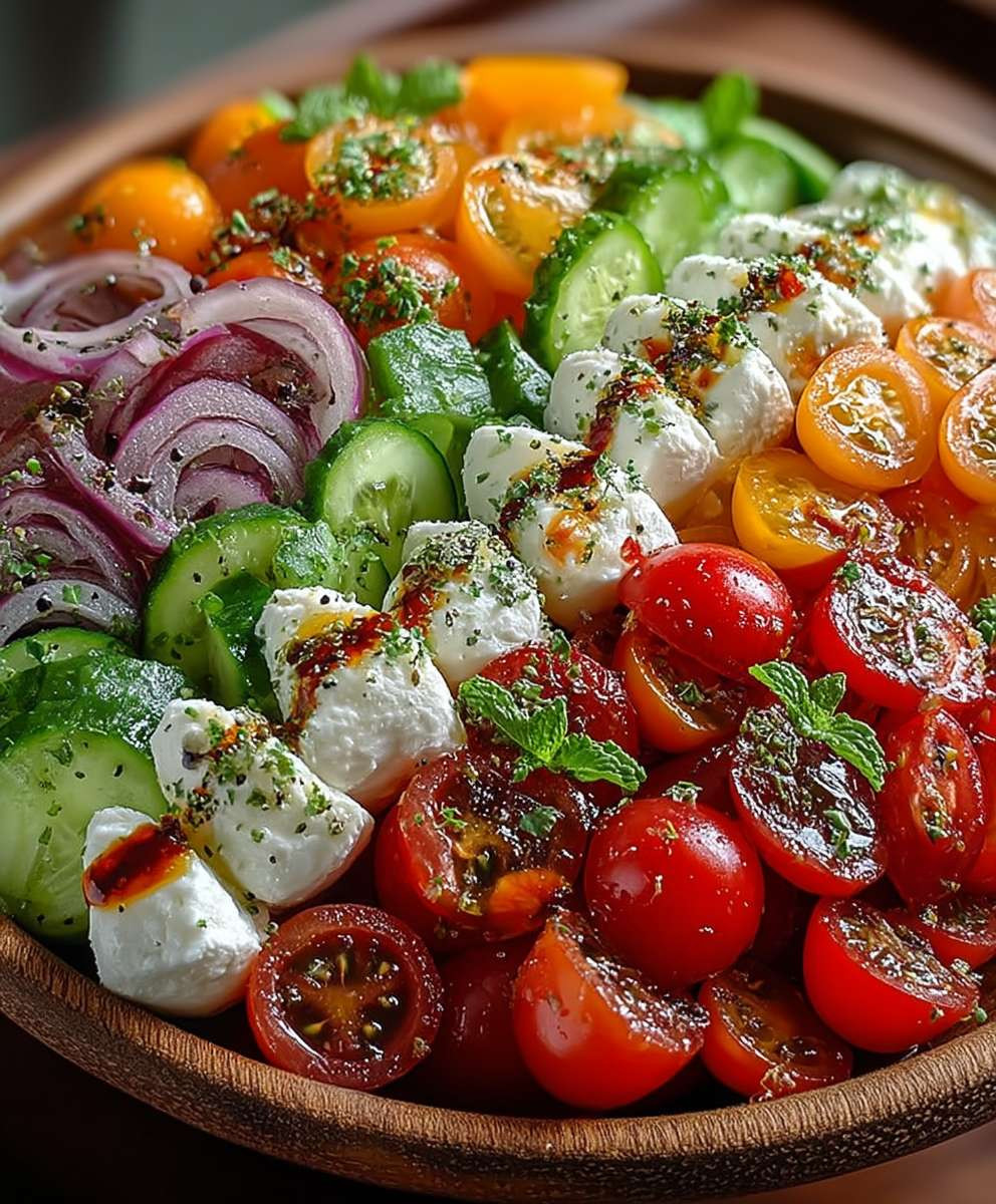Sommersalat mit Tomaten