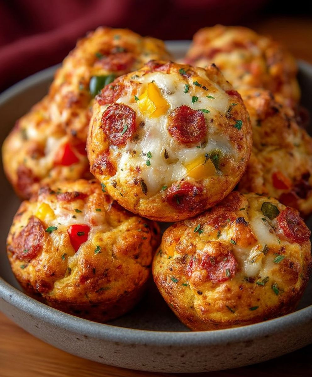 Pizza Muffins Einfach Selber Machen