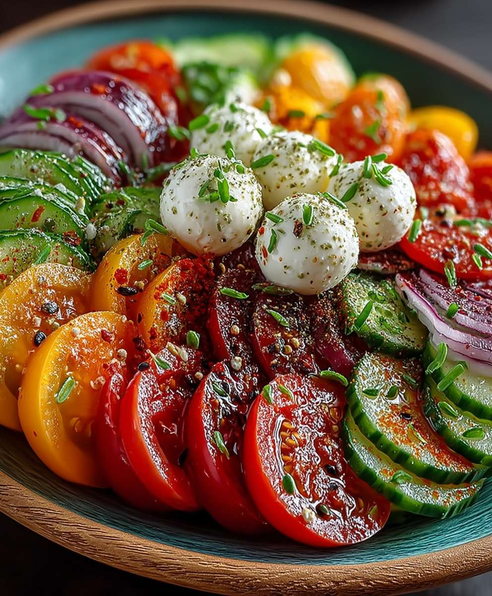 Sommersalat mit Tomaten