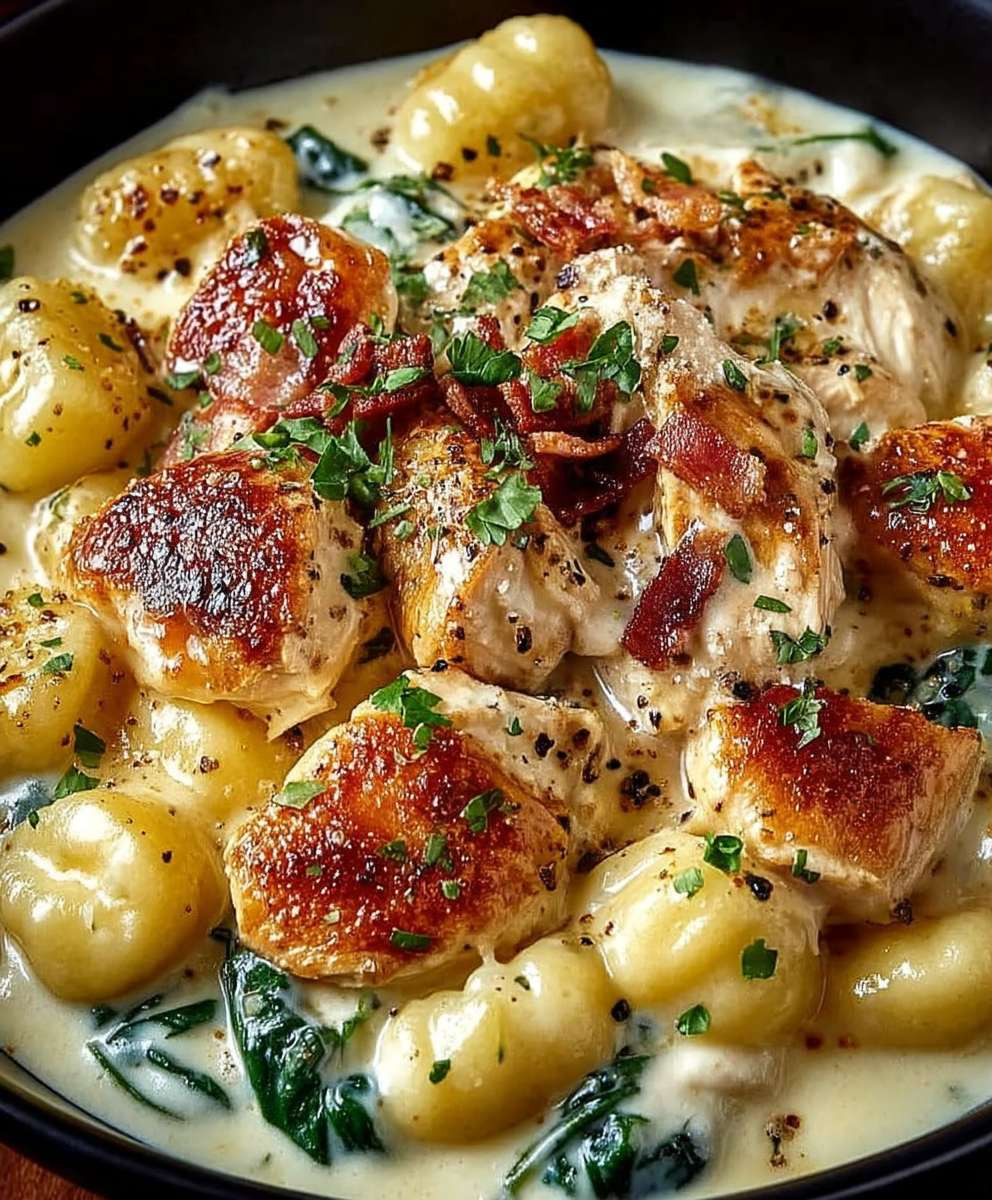 Cremige Crac Chicken Gnocchi