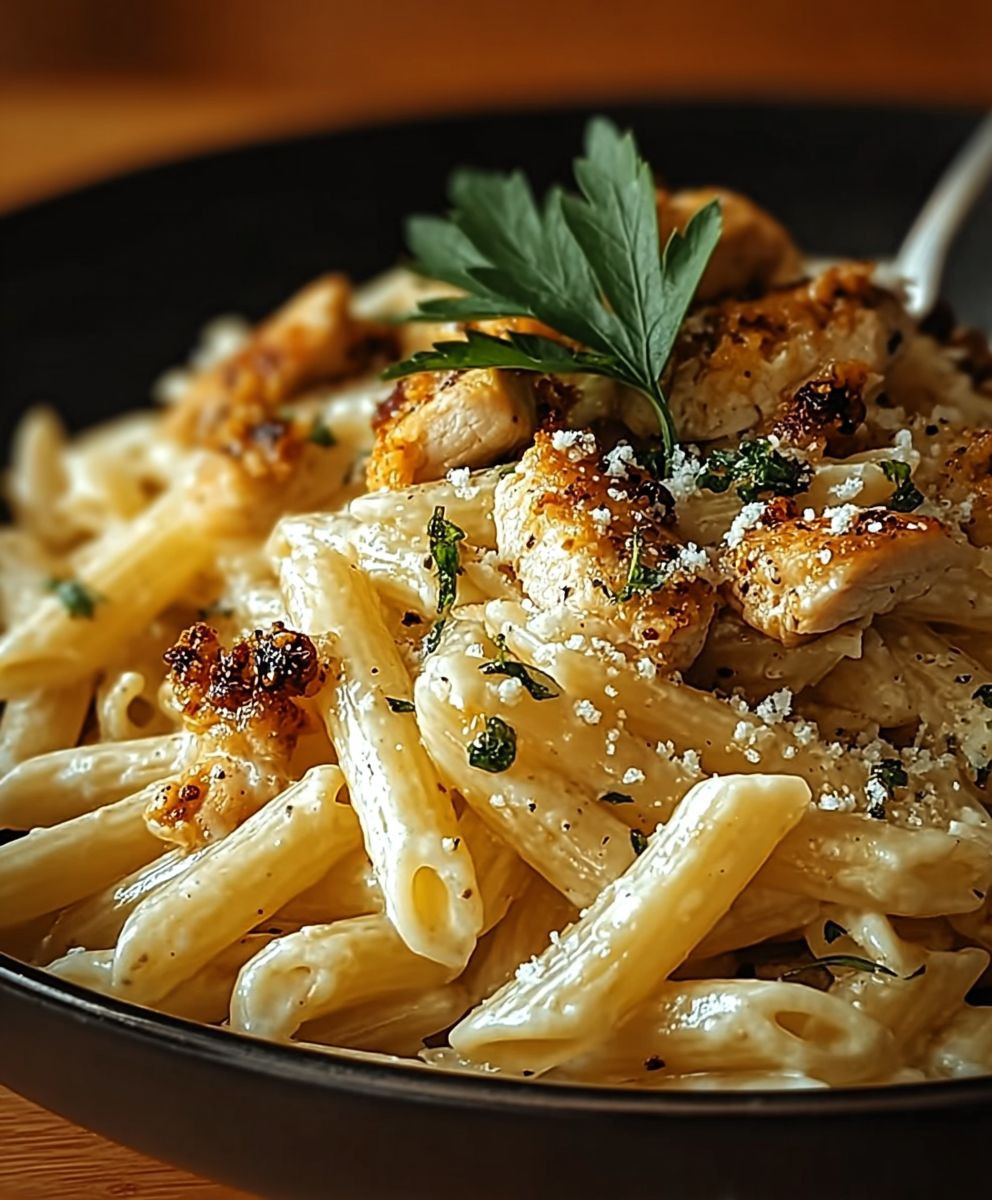 Honig Pfeffer Hähnchen Pasta