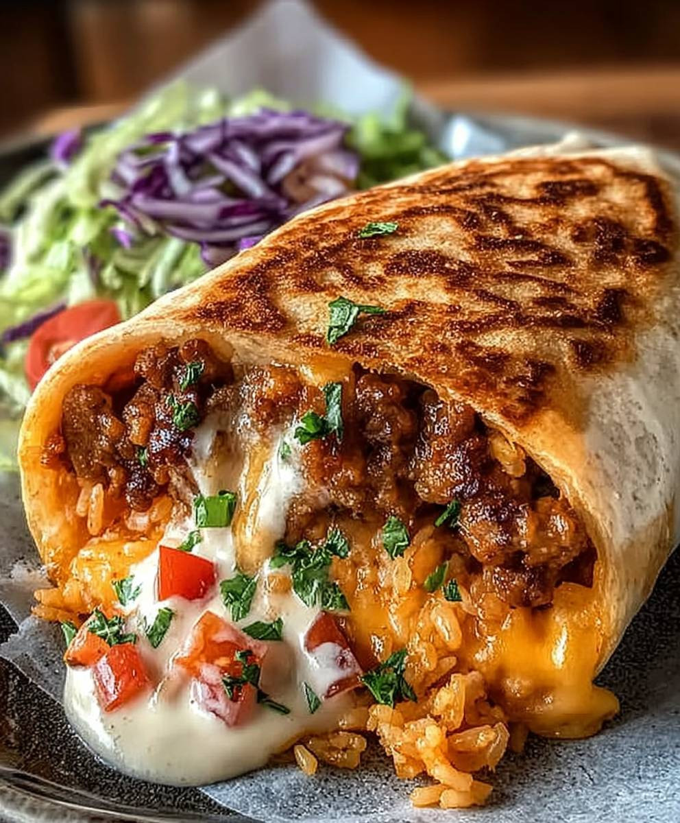 Gegrillter Käse Burrito