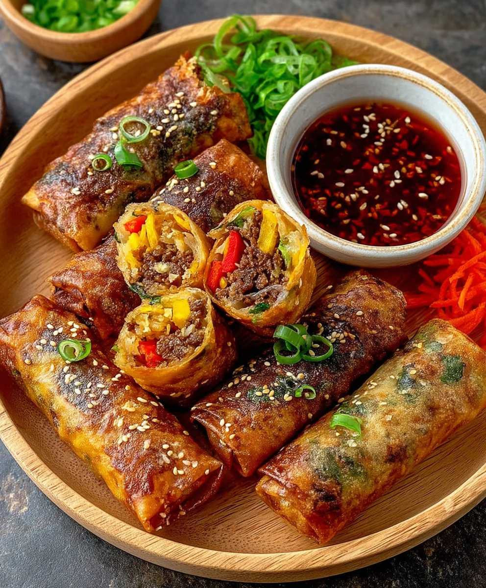Airfryer Frühlingsrollen knusprig einfach