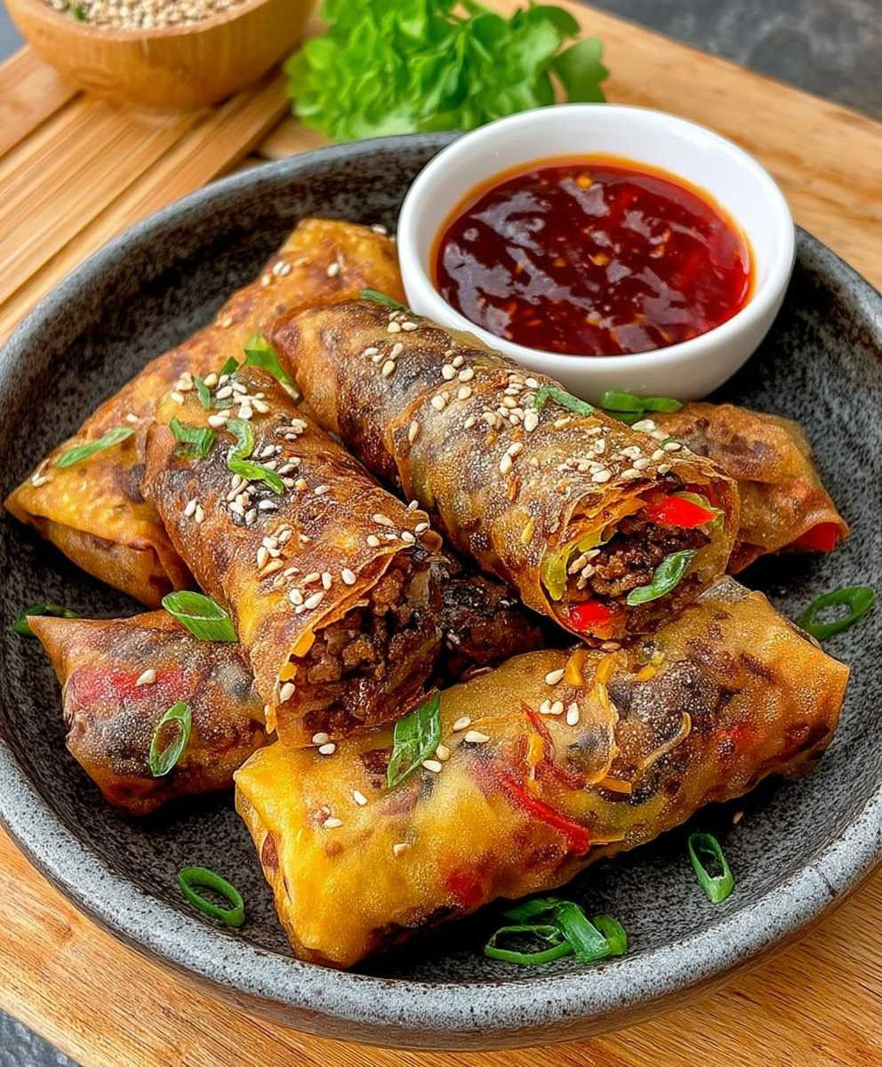 Airfryer Frühlingsrollen knusprig einfach