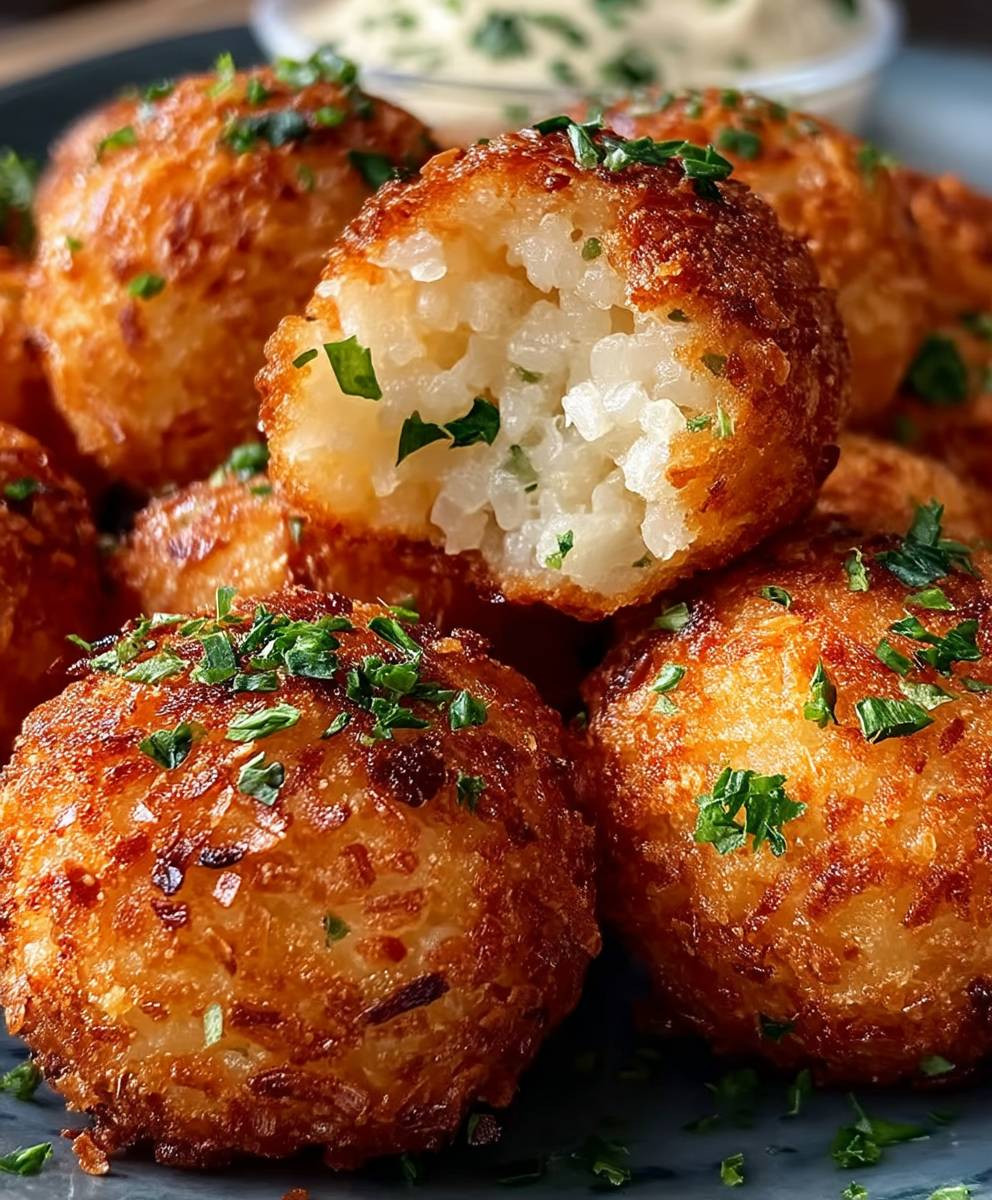 Reisfleischbällchen Heißluftfritteuse