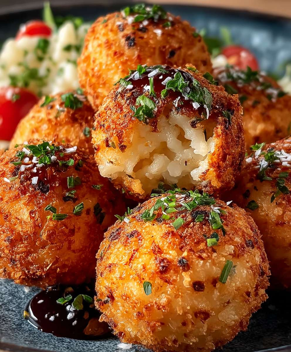 Reisfleischbällchen Heißluftfritteuse