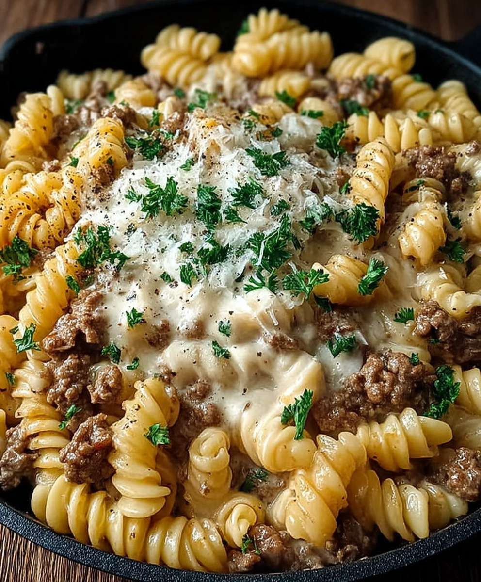 One Pot Hackfleisch Pasta