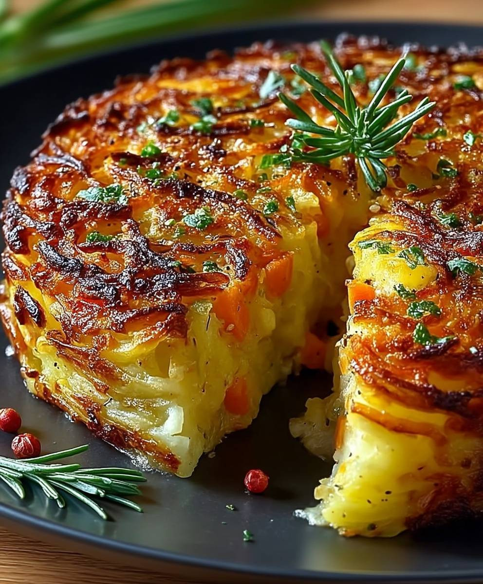 Vegetarischer Kartoffelauflauf einfach köstlich