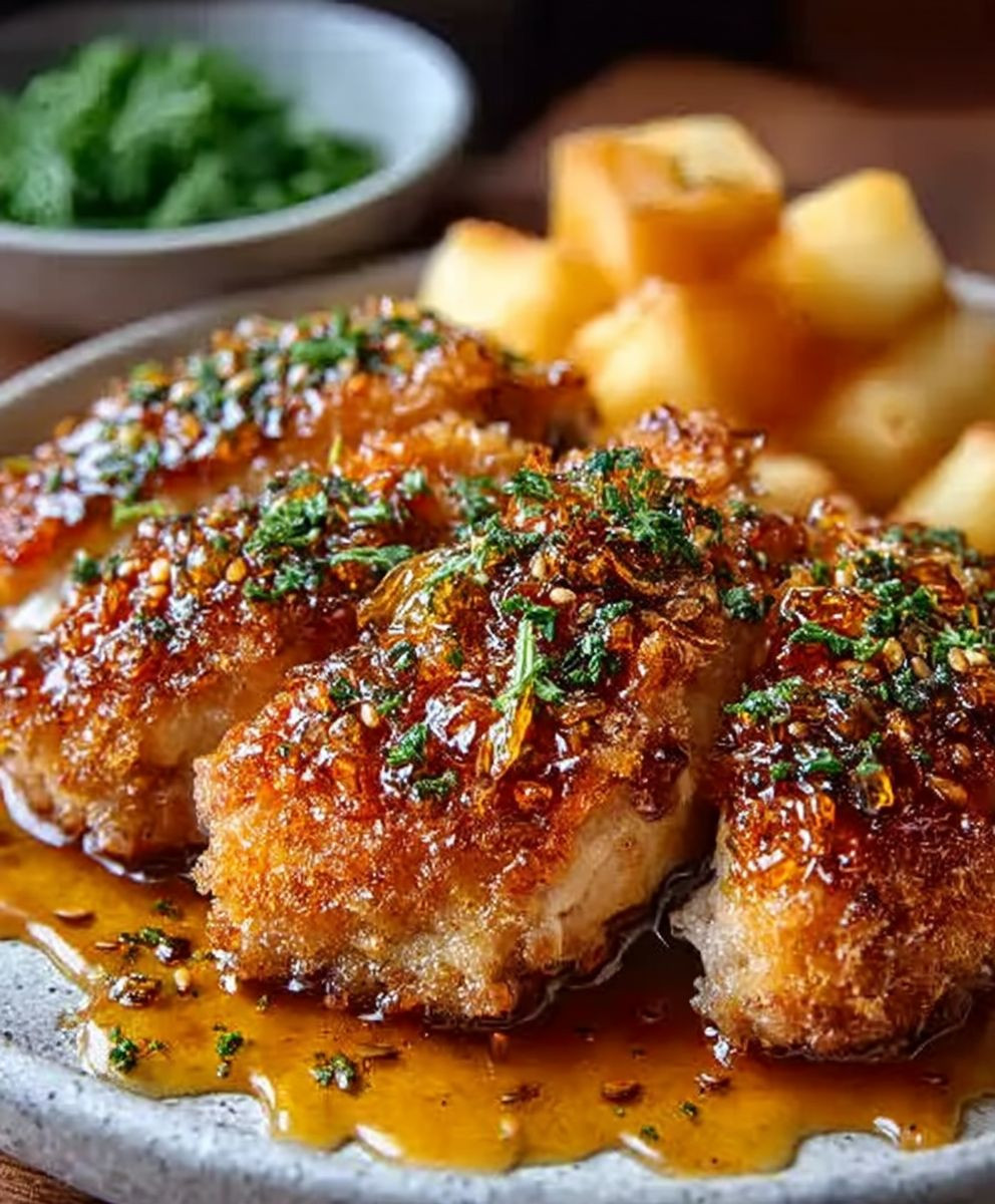 Knuspriges Hot Honey Hähnchen