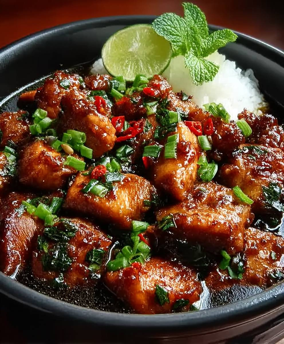 Asiatisches 3 Tassen Huhn