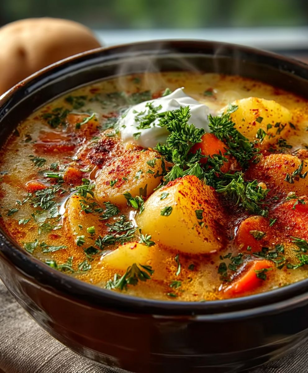 Ungarische Kartoffelsuppe
