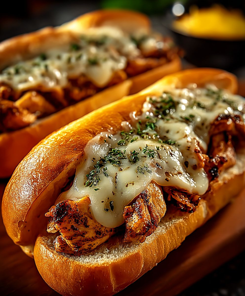 Hähnchen Cheesesteak einfach zubereiten