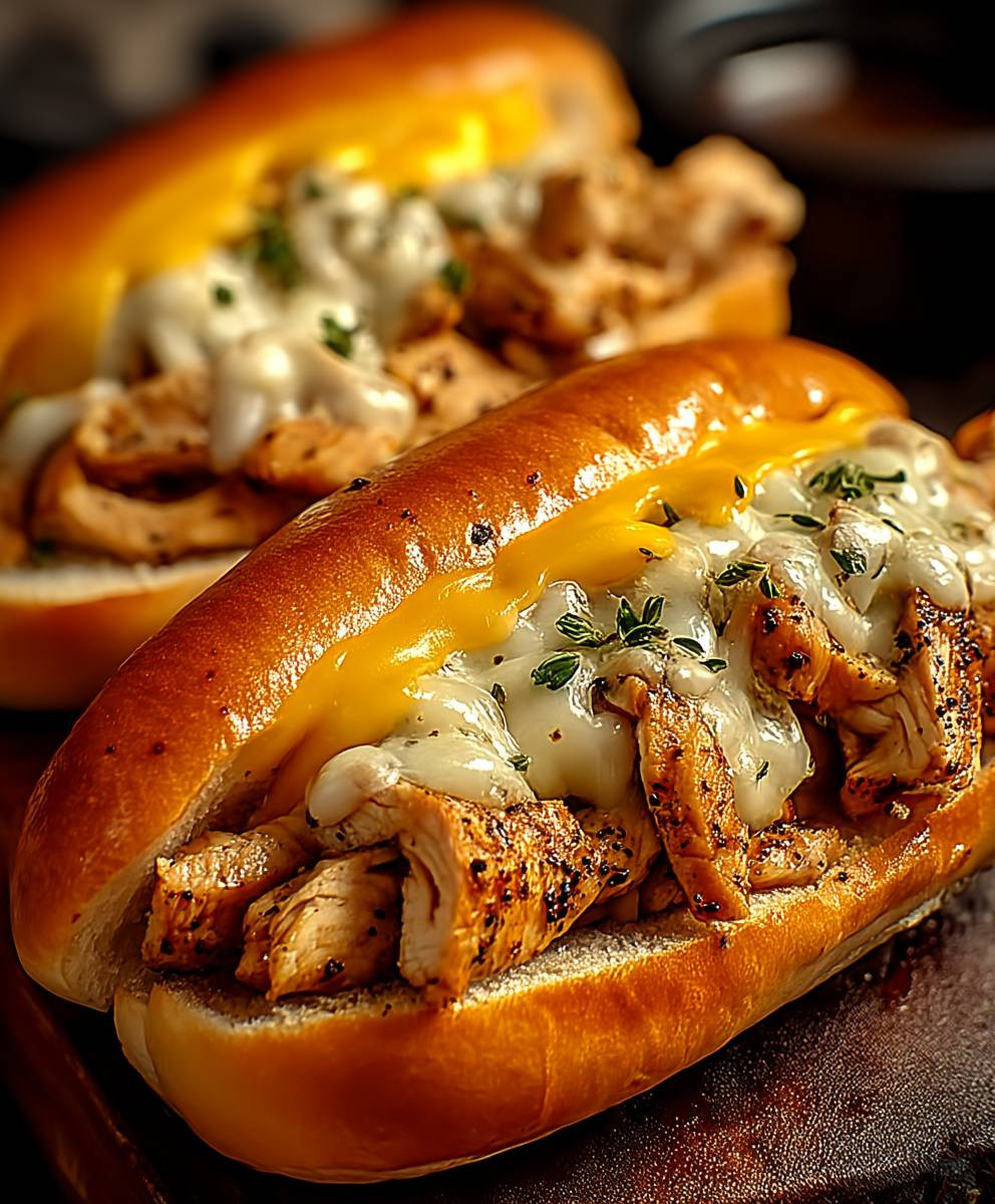 Hähnchen Cheesesteak einfach zubereiten