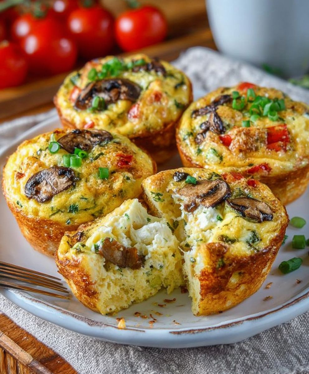 Gemüse Eiermuffins Backofen