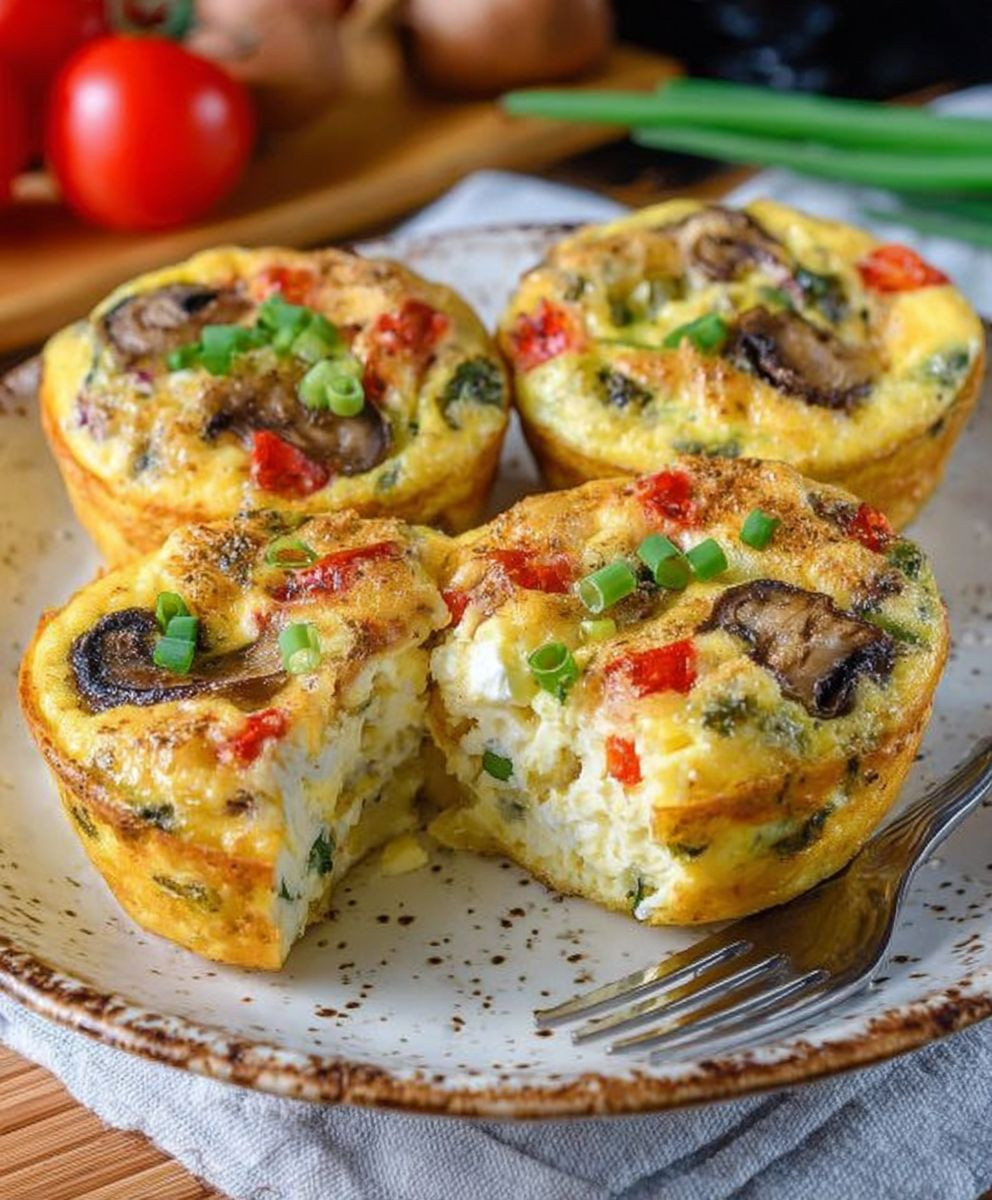 Gemüse Eiermuffins Backofen