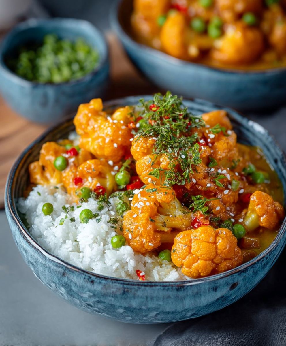 Blumenkohl Curry vegetarisch