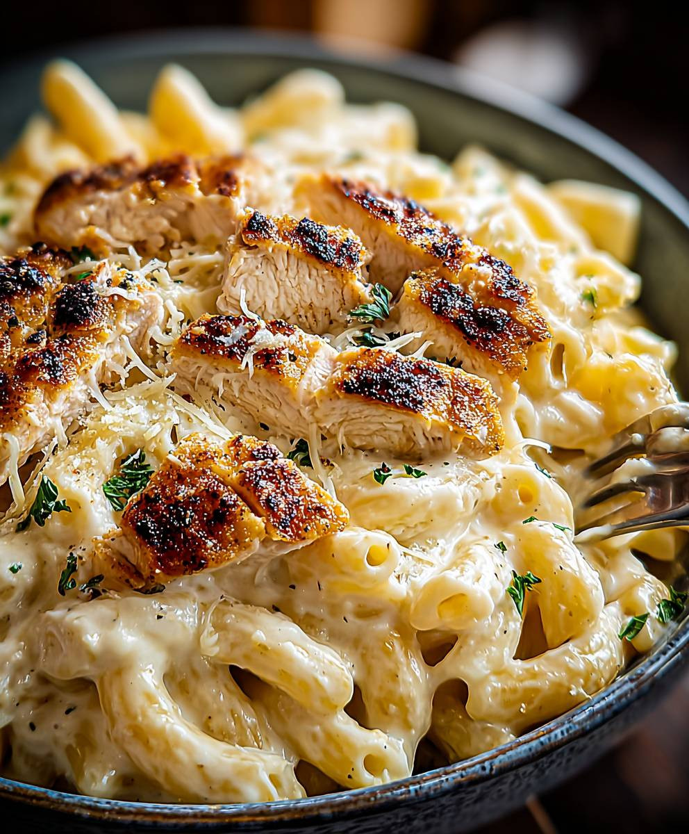 Hähnchen Alfredo Pasta
