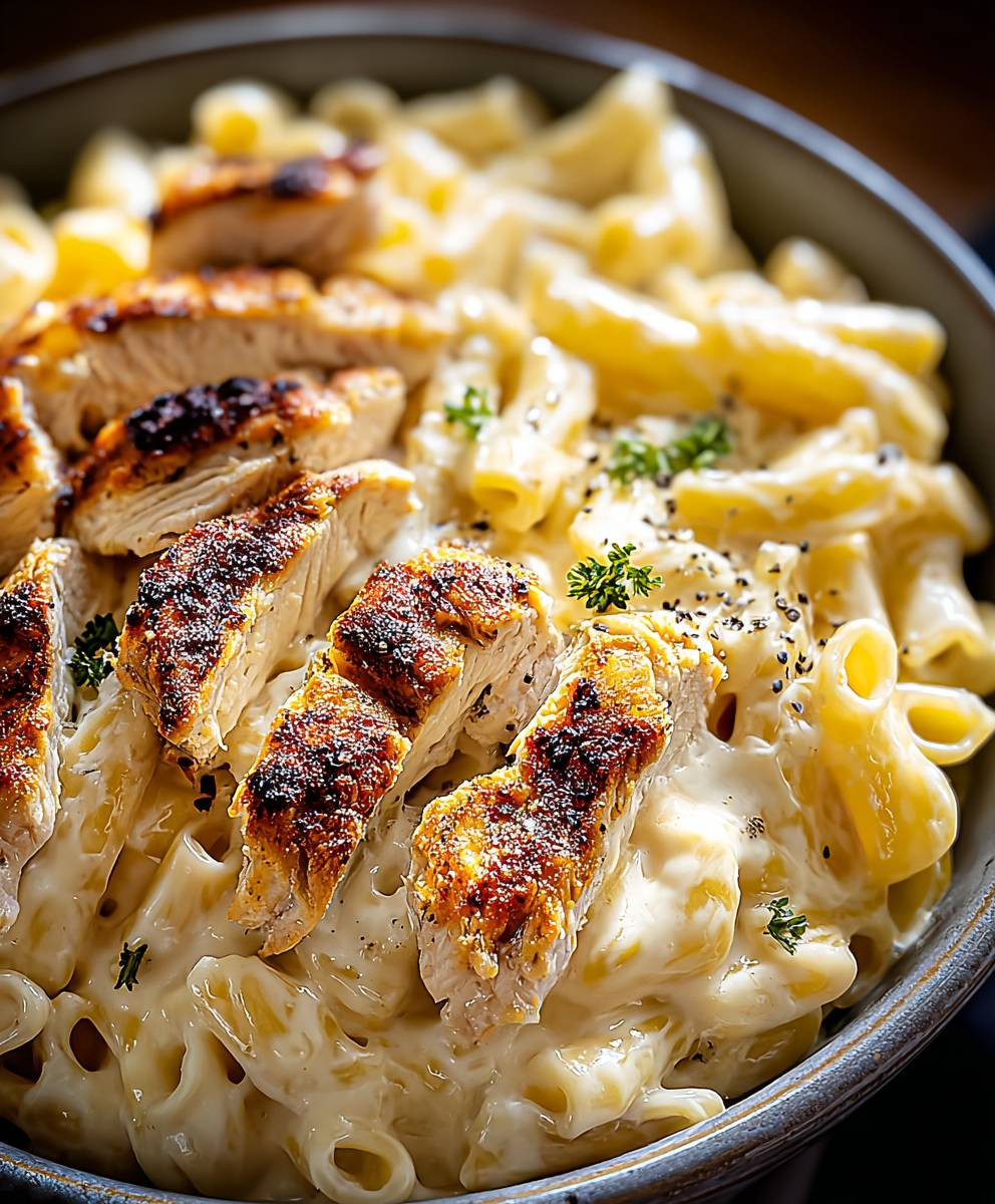 Hähnchen Alfredo Pasta