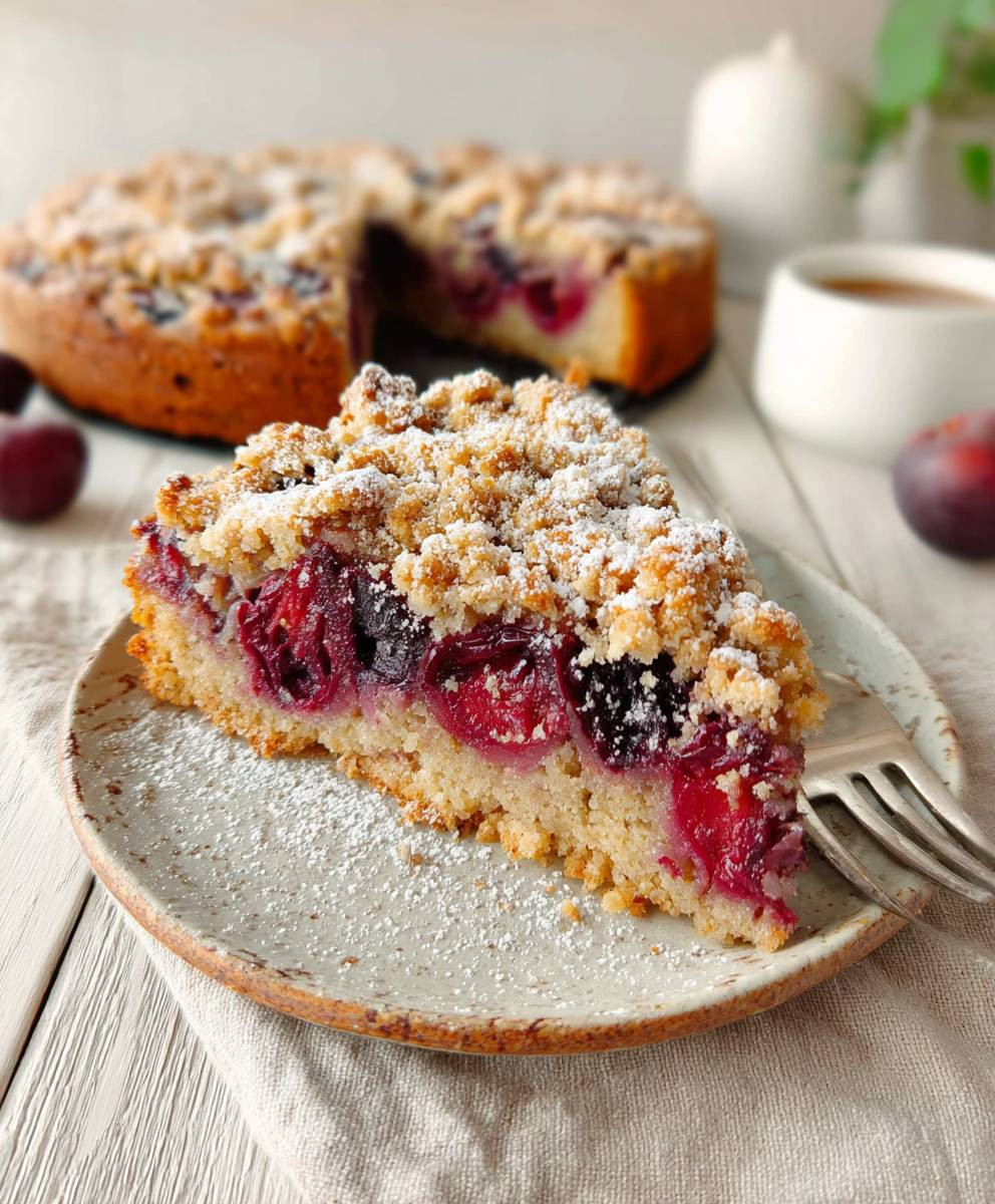 Zwetschgen Nuss Kuchen