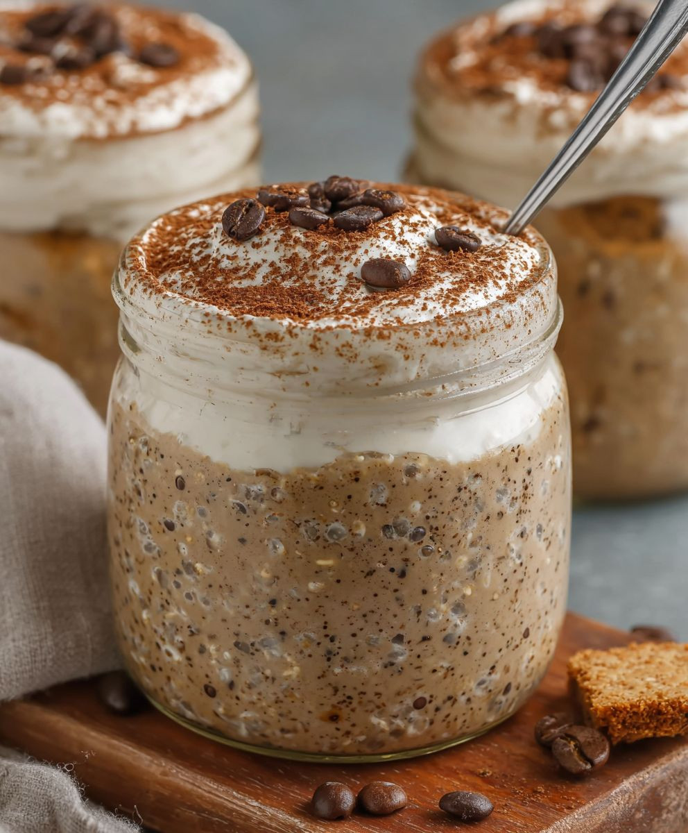 Tiramisu Overnight Oats Frühstück