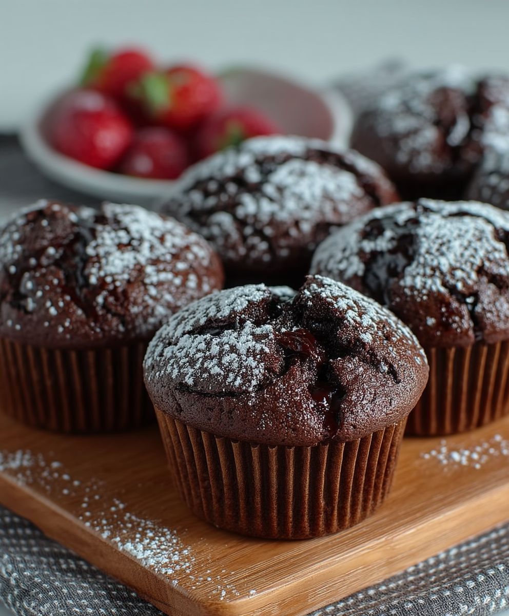 Schokomuffins backen