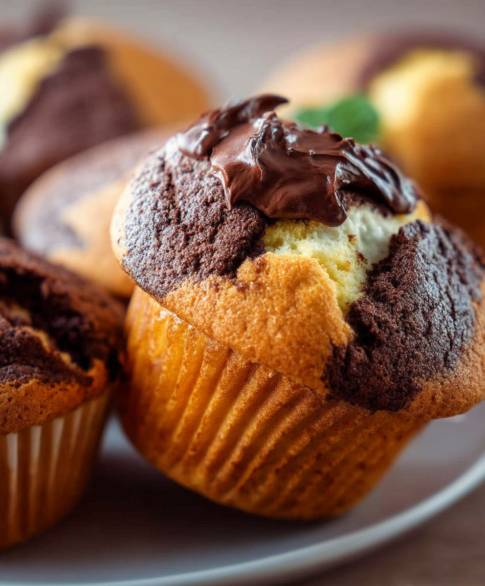 Marmorkuchen Muffins backen